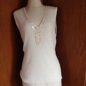 Faded Glory sequined top. NWT